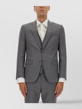 HUGO BOSS slim fit wool suit jacket