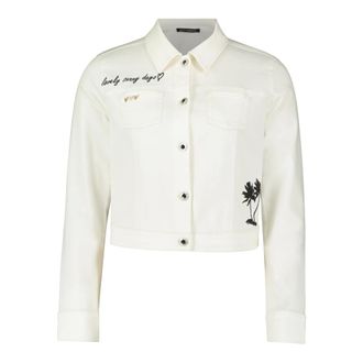 Betty Barclay Dames, Jassen, Wit, Maat: 2XL Denim