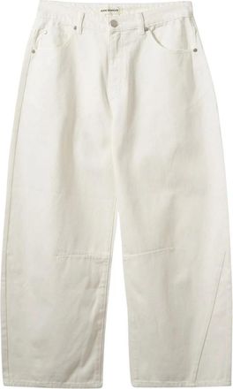 Sofie Schnoor Tomarsw Broeken - Dames - Wijde Broeken - Beige - L - Katoen - Broeken