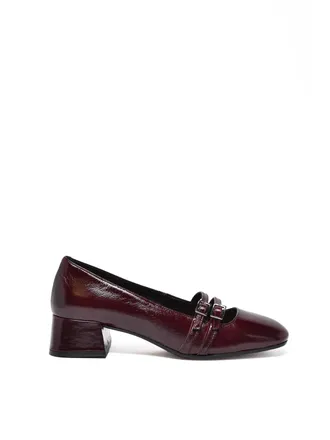 Carmens Red Leather Pointed Pumps