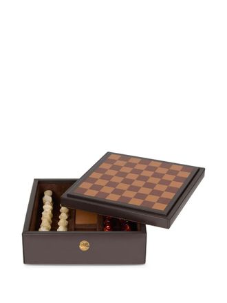 Etro Home Arnica schaakset (29 cm x 29 cm) - Bruin