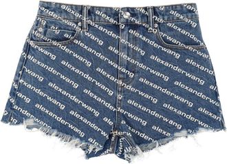 Alexander Wang Alexander Wang Shorts With All Over Logo