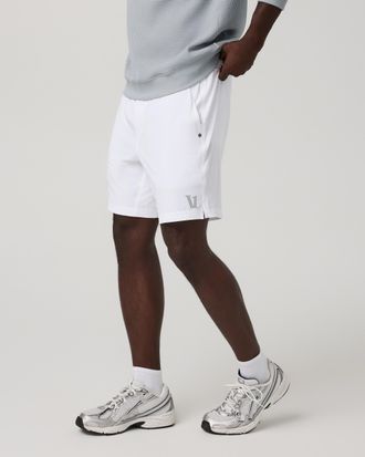Vuori Clothing HardKore Shorts Lined 7 | White | XS, Size Extra Small
