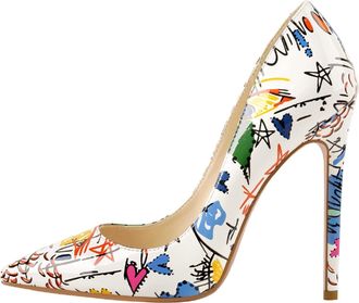 Generic Womens Classic Pumps Pointed Toe Sexy 4.7 Inches High Heels