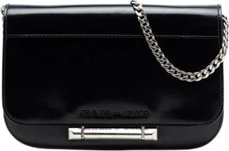 Prada Pre-owned Sybille Crossbody Bag - Dames - Vintage Schoudertas - Zwart - ONE Size - Leer - Vintage