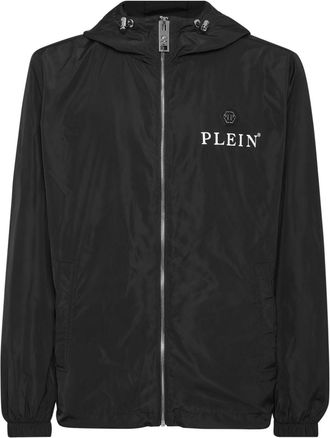Philipp Plein Hexagon windbreaker jacket - men - Nylon - XXXL - Black