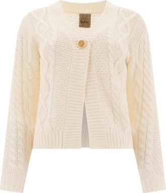 Rakk&igrave; Truien & Vesten, Dames, Wit, S, Wol, Souffle Cardigan