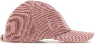 Gucci Womens Baseball Corduroy Cap Pink Cotton