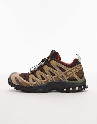 Salomon XA Pro 3D - Sneakers nere e caff&egrave;-Marrone