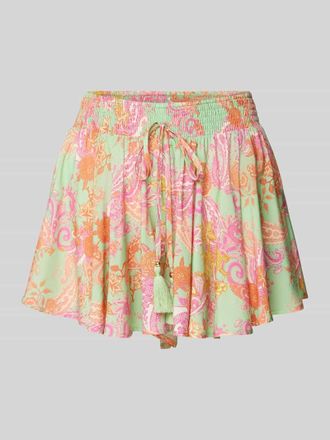 Guess Skort mit Smok-Details in Mint, Gr&ouml;&szlig;e S