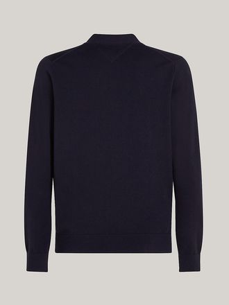 Tommy Hilfiger Mens Classic Cotton Cardigan - Navy - S