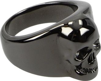 Alexander McQueen Alexander Mc Queen Hombres Anillos Gris Metal/Hematites