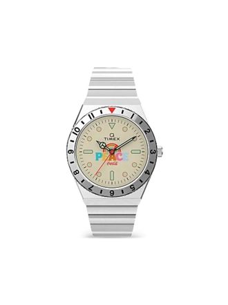 Timex x Coca-Cola Unity Collection Q 38mm - men - stainless steel - One Size - Neutrals