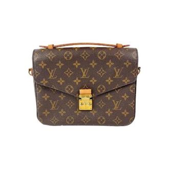 Louis Vuitton Pre-owned Pochette M&eacute;tis Handtas - Dames - Pre-owned - Bruin - Maat: ONE Size