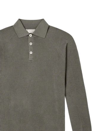 Brunello Cucinelli Mens English Rib Polo Shirt Ss26 M