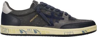 Premiata Dark Grey Logo Clay Sneakers