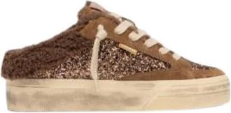 Crime London Soho Sabot - Dames - Schoenen - Bruin - Maat: 37 EU Zijde