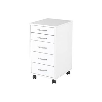 FMD Mobel Cassettiera Ufficio 33 X 38 X 63.5cm, Bianco - Fmd