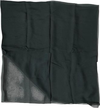 Dolce & Gabbana Foulard Sjaal - Dames - Zijden sjaals - Groen - ONE Size - Accessoires