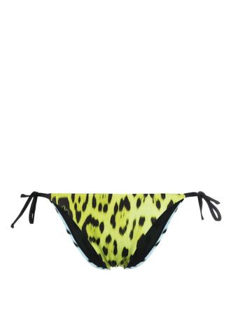 Roberto Cavalli Slip bikini con stampa - Giallo