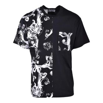 Versace Jeans Couture Heren, Tops, Zwart, Maat: S Katoen
