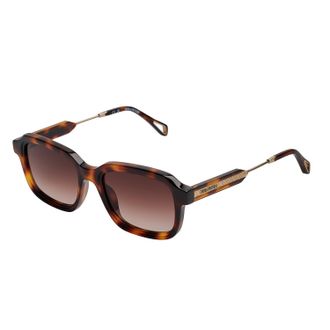 Zadig&Voltaire Womens Rectangular Sunglasses SZV335 Women - Brown - One Size