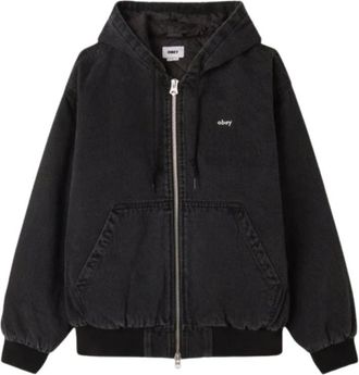 Obey Hombre, Sudaderas, Negro, Talla: S