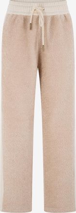 Moncler Gefütterte Jogginghose aus synthetischem Lammfell