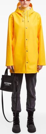 Stutterheim Stockholm Rain Jacket In Yellow