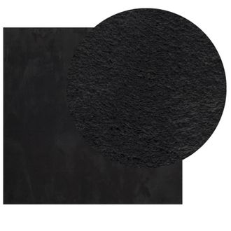 Berkfield Home Rug HUARTE Short Pile Soft & Washable Black 200x200 cm | Size: Medium