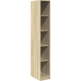 vidaXL Vidaxl - Armario De Madera De Ingenier&iacute;a Roble Sonoma 30x50x200 Cm