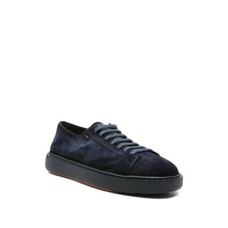 Santoni Aolu Sneaker - Navy
