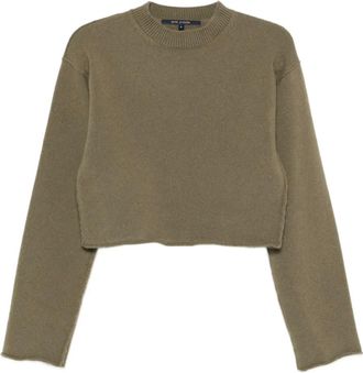 Sofie D'Hoore Maglione crop Metsu - Verde