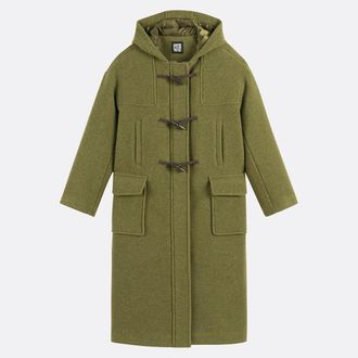 La Redoute Collections Lange duffeljas met kap, voor het winterseizoen