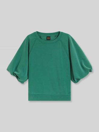 Boss Orange by Hugo Boss BOSS Orange Oversized Sweatshirt mit Ballon&auml;rmeln in Dunkelgruen, Gr&ouml;&szlig;e XL