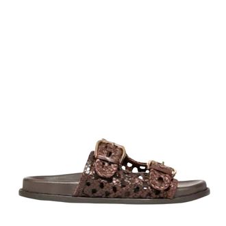 Massimo Santini Schoenen, Dames, Bruin, 36 EU, Leer, Sandalo Tullia