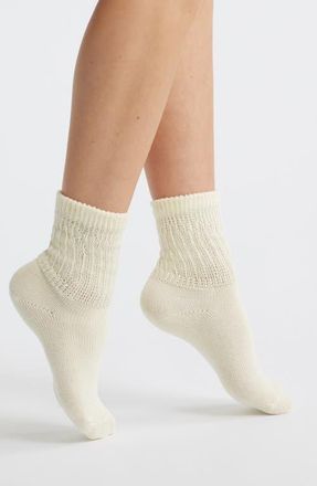 Stems Perfect Scrunch Socks in Cream at Nordstrom