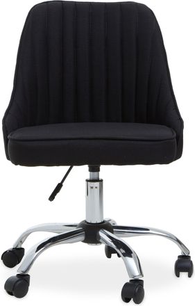 Premier Housewares Alexi Black Fabric Home Office Chair