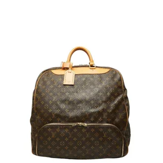 Louis Vuitton Monogram Brown Pvc Leather Boston Bag (Pre-Owned)