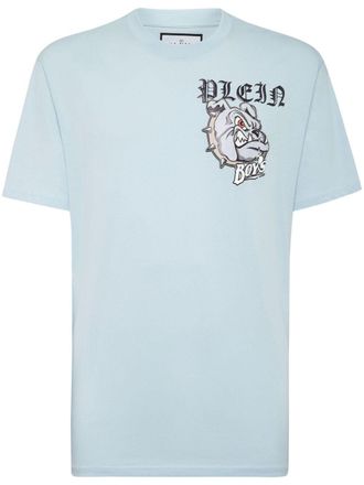 Philipp Plein Katoenen T-shirt - Blauw