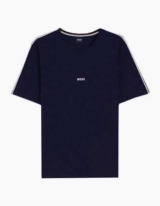HUGO BOSS Mens Hugo Boss Mens Navy Unique T-shirt - Black - Size: 38