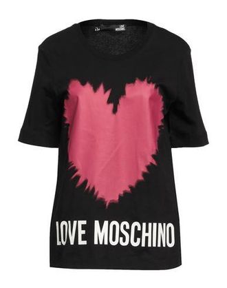 トップス Love Moschino T-shirt *SALE Moschino In Love We Trust Cotton T-shirt | White | FARFETCH CA