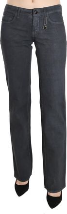 Costume National Low Waist Straight blue Pants Womens Jeans