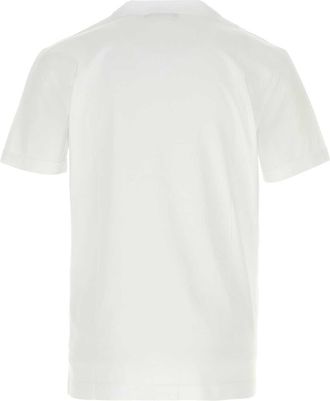 Dolce & Gabbana Mens Liscio T-Shirt White Cotton