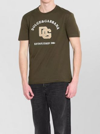 Dolce & Gabbana cotton jersey t shirt regular fit
