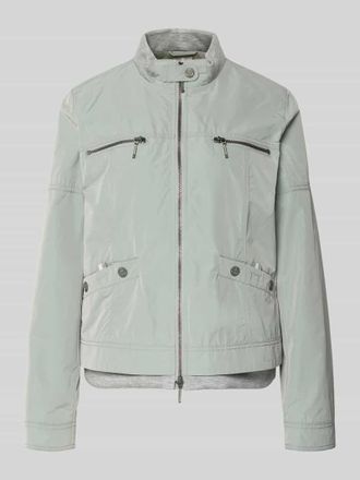 AMBER & JUNE Jacke mit Zweiwege-Rei&szlig;verschluss in Hellgruen, Gr&ouml;&szlig;e 34