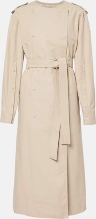 Moncler Trench Gourdon in misto cotone