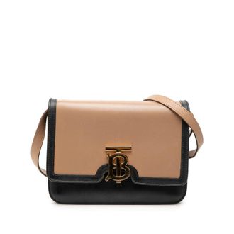 Burberry Pre-owned Burberry Small Bicolor Smooth Calfskin TB Crossbody Ladies ZR3ZGCONWPB71YYC