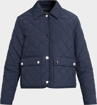 Kiton Single-Breasted Quilted Overcoat