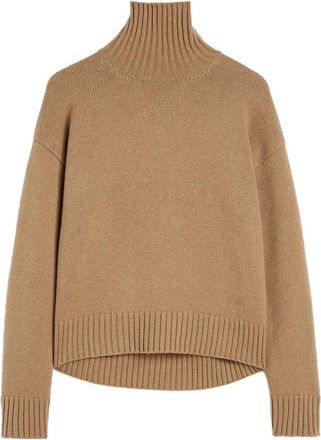 Jil Sander Maglione a collo alto - Marrone